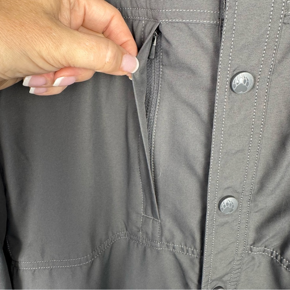 ALASKAN HARDGEAR Men's Gray Tech L/S Shirt 2XL Tall‎ Outdoor Fishing Hiking - Picture 4 of 16